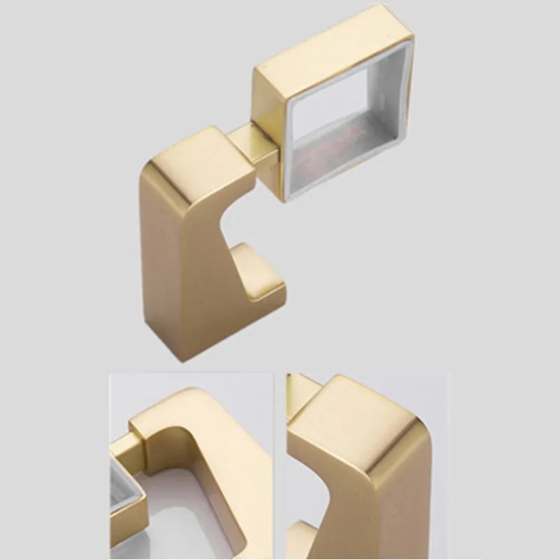 Hongdec держатель для зубной щетки одиночный матовый золотой подстаканник настенный держатель для ванной комнаты кухонный держатель стаканов