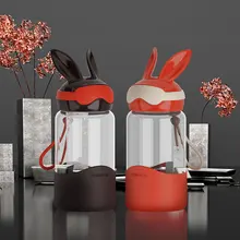 Новая горячая Летающий кролик стаканчик воды очки для офиса бутылка для питьевой воды 340 мл мода мультфильм Подарочная кружка можно настроить