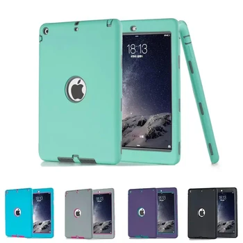 

Silicon PVC TPU Colorful Robert Back Case for iPad mini 1 2 3 High Quality Protective Smart Cover for iPad mini 7.9"