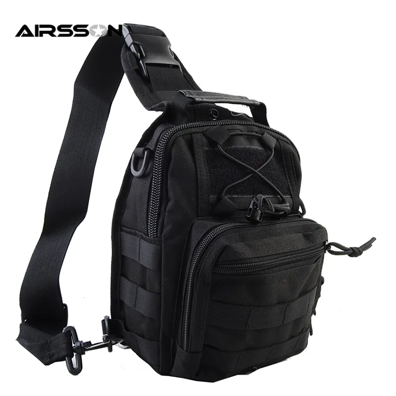 Tactical 1000D Molle Tactical Low Profile Bag Hunting Pistol Shoulder