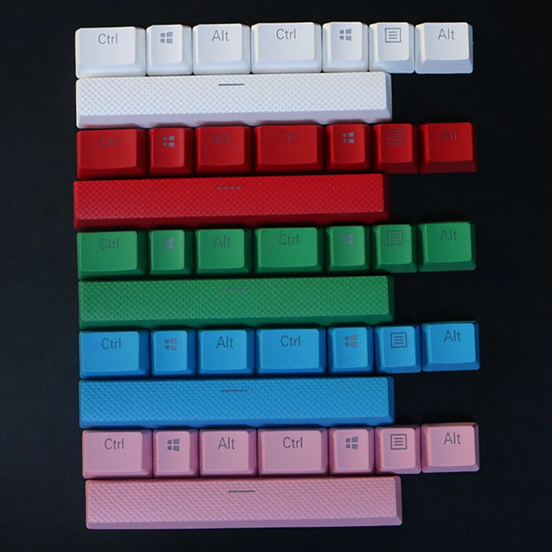 

8 Pcs PBT Backlight Keycap RazerBlackWidow For Corsair K70 Logitech G710 Cooling Machanical Game Keyboard White Blue Green Pink