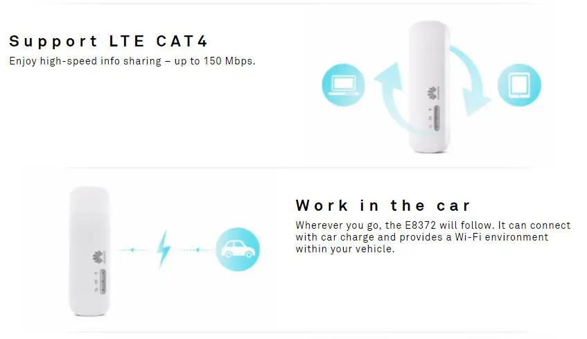 Автомобильный Wi Fi роутер huawei e8372 Wingle 4g разъем для sim карты антенна mifi без