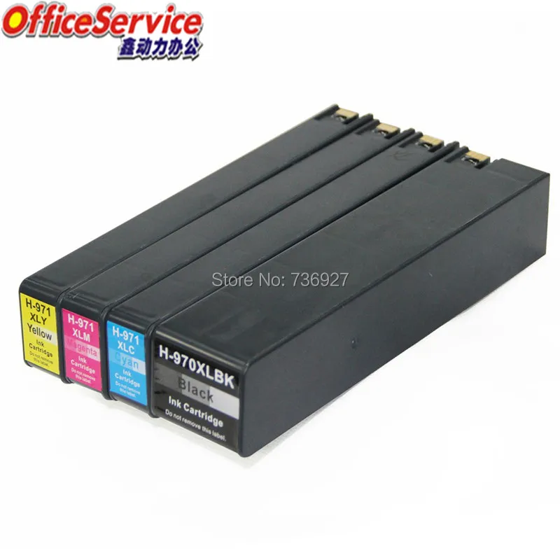 Совместимый чернильный картридж для hp970xl 970 971 подходит принтера Officejet Pro X451dn X451dw