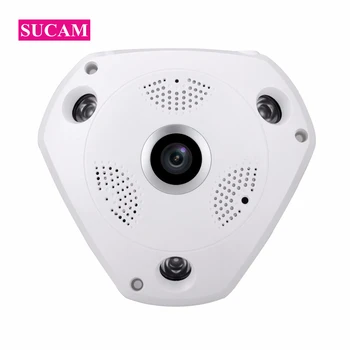 

Wide Angle 2MP IP CCTV 180 Degree Camera Indoor High Resolution 1920*1080P Dome Video Surveillance Home Security Camera ONVIF