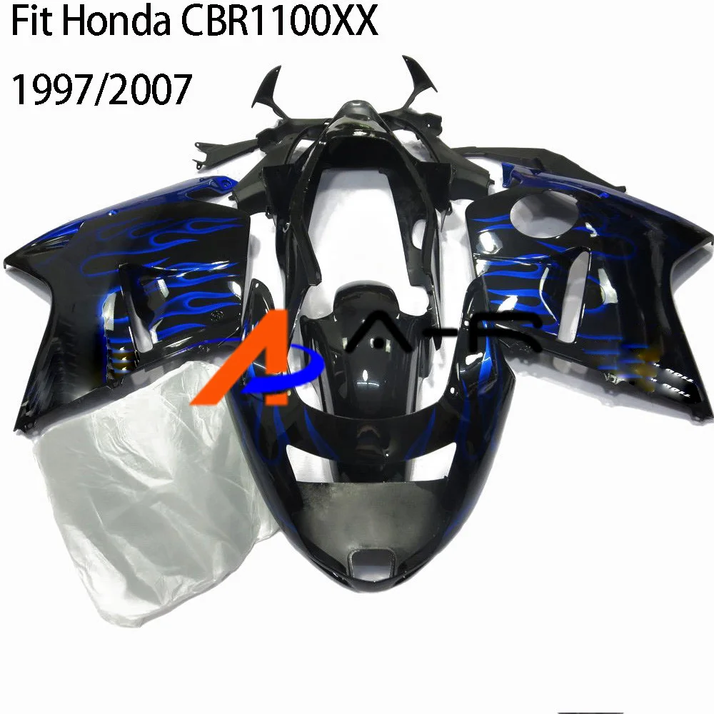HONDA CBR1100XX CBR 1100 BLACKBIRD 1997-2007 Fairing Set Fairing Kit Black 6