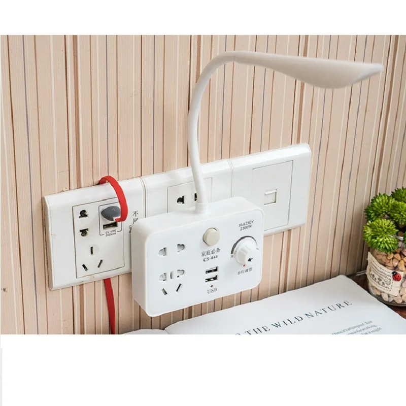 

CN plug 2USBThe Light Is Adjustable Multifunction Lamp Socket Multifunction Lamp Socket 5.1V 2.1A Charge