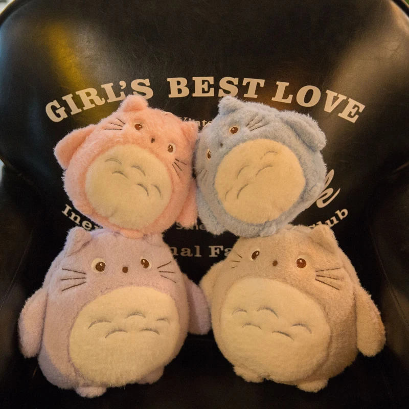 Creative Lovely Totoro Plush Toys Stuffed Soft Cute Cartoon Cat Dolls Gifts for Girlfriend 7