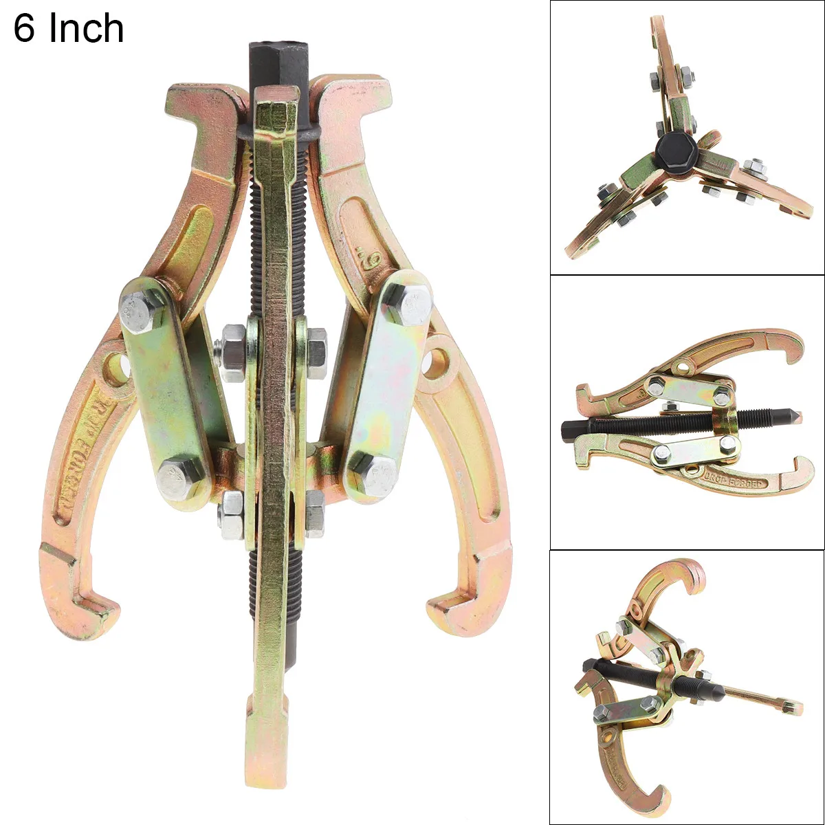 

6 Inch Standard 45 # Steel 2 Claw / 3 Claw Bearing Puller Multi-purpose Rama with 4 Single Hole Claw Pullers for Car Repair