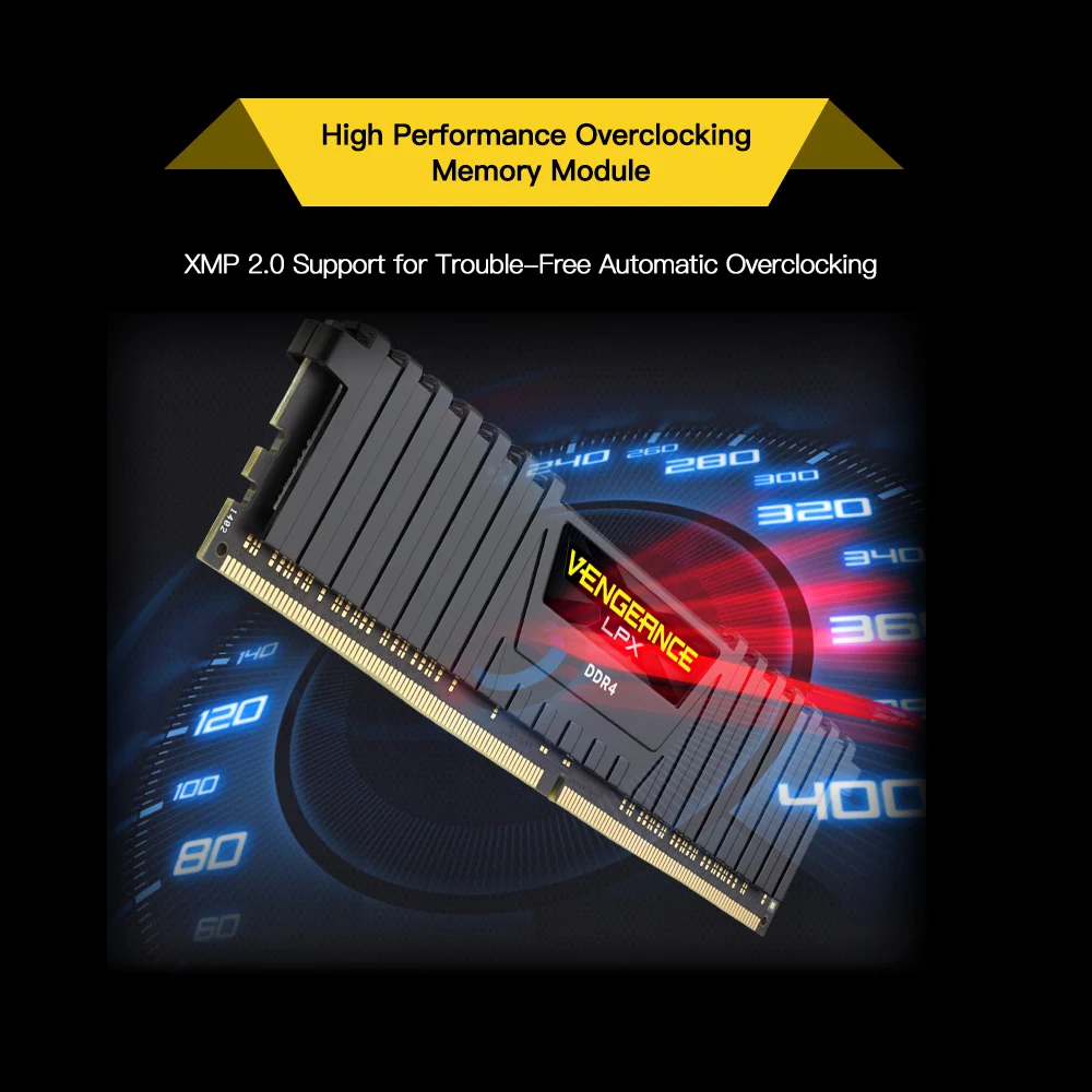  CORSAIR Vengeance RAM Memory LPX 4GB 8GB 16GB 32GB DDR4 PC4 2400Mhz 2666Mhz 3000Mhz 3200Mhz Module 