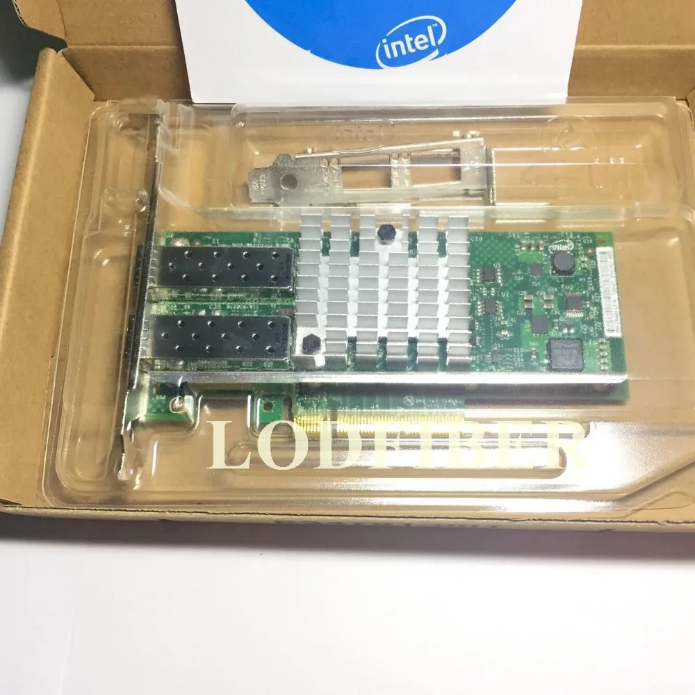 Intel 82599ES 10G X520-DA2 E10G42BTDA Ethernet Server Adapter /& 3m 10G SFP Line
