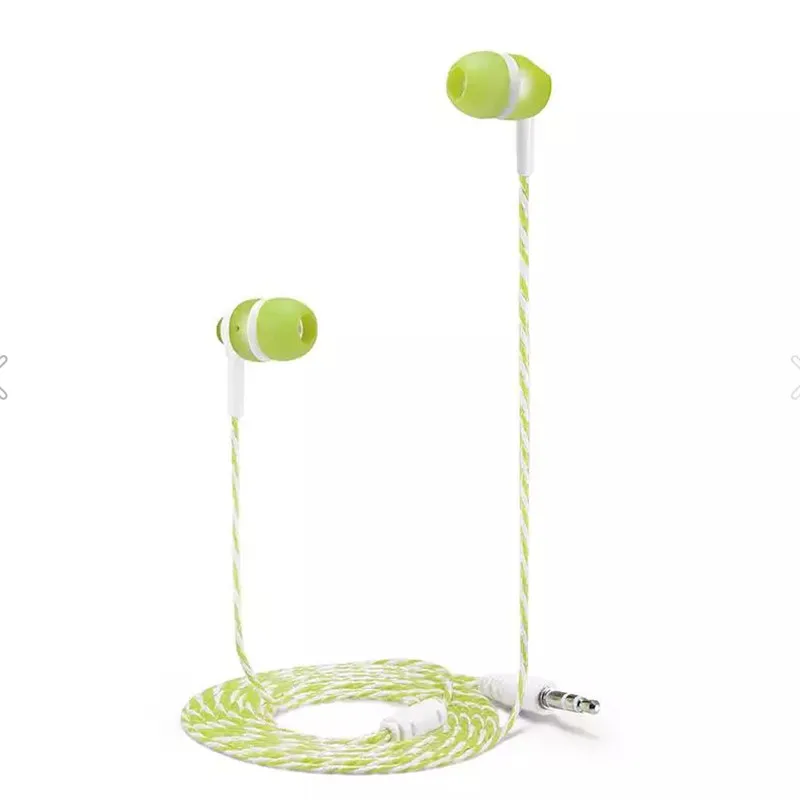 Красочные Музыкальные наушники-вкладыши, прозрачные шумоизолирующие спортивные наушники без микрофона для Iphone Xiaomi MP3 PK S6 S8 Am115 - Цвет: Green