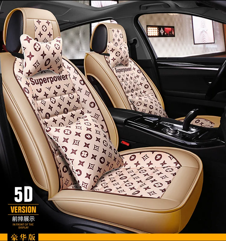 Модные автомобильные аксессуары hello kitty Fundas Coche Asiento универсальный чехол на заднее сидение автомобиля кожаный чехол для автокресла Универсальный