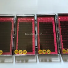 Бренд BFF 4 Коробки клей для наращивания ресниц 0.2J/B/C/D блестящая черная оправа искусственная норка искусственные, ненастоящие, поддельные глаз ресницы, индивидуальное ресницы