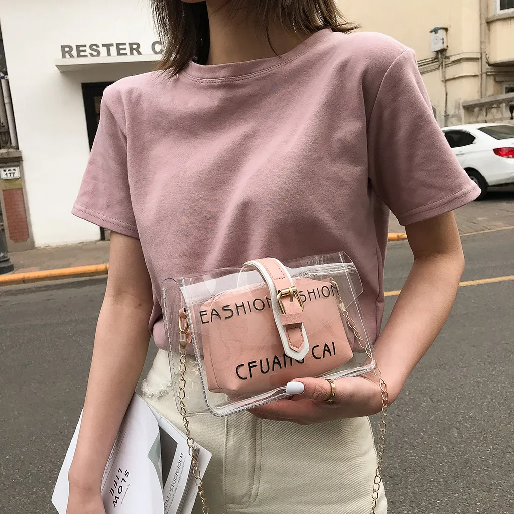 Aelicy girls shoulder bags Transparent Multi-Function Versatile women Messenger bag Totes Ladies bag bolsa feminina sac 2019 HOT Aelicy girls shoulder bags Transparent Multi-Function Versatile women Messenger bag Totes Ladies bag bolsa feminina sac 2019 HOT
