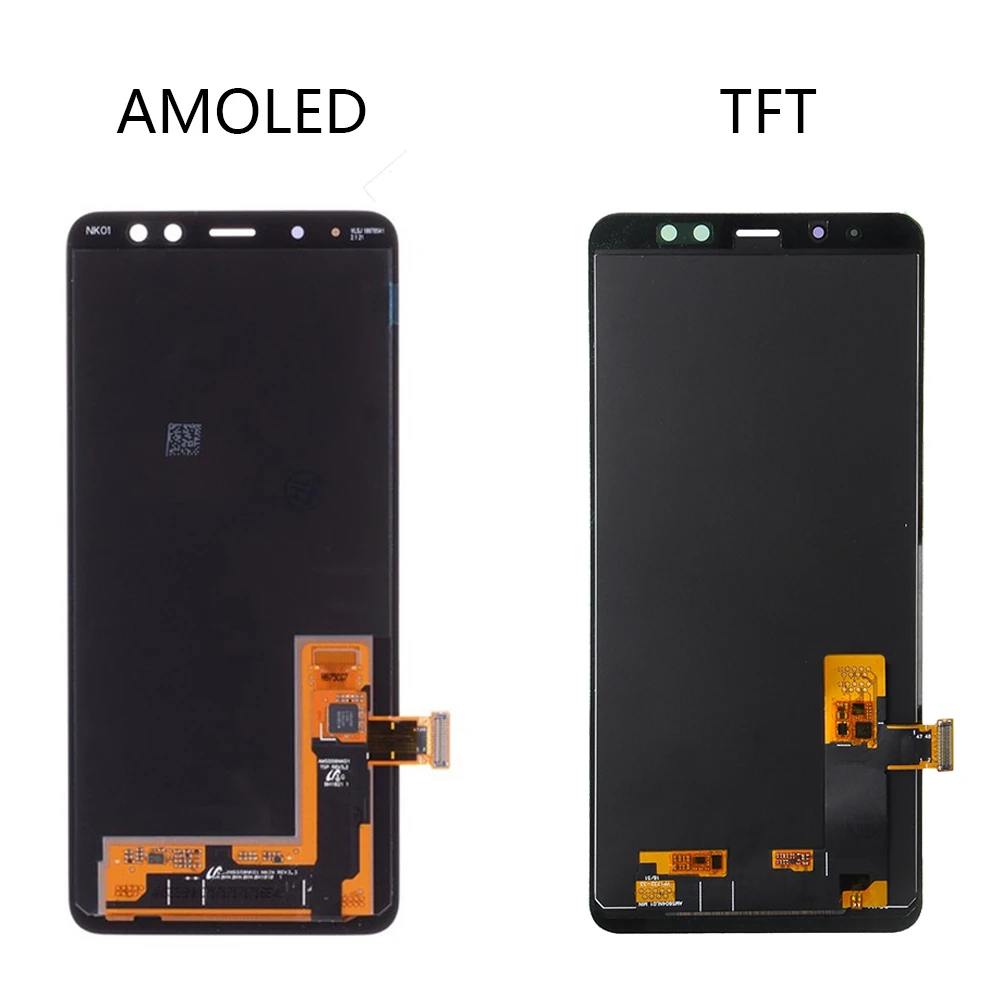 Жк экран AMOLED 5 6 дюйма для SAMSUNG Galaxy A8 2018 жк дисплей A530F A530N сменный сенсорный