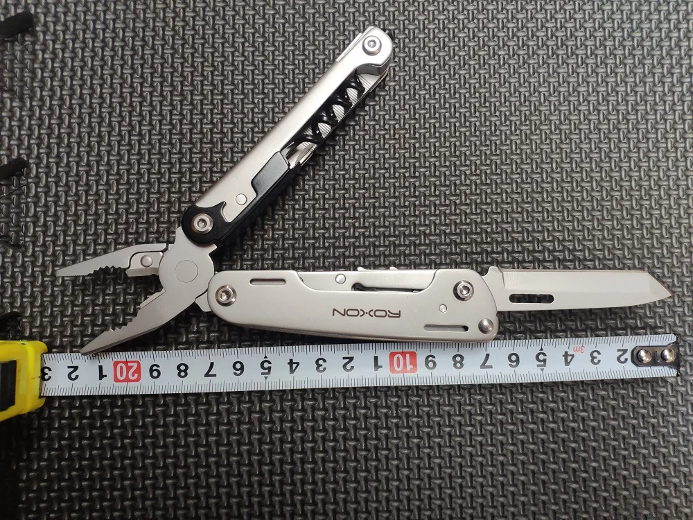 Roxon 16 in 1  s801s updated blade cutter combination pliers multi functional pliers,folding edc hand tool knife tool