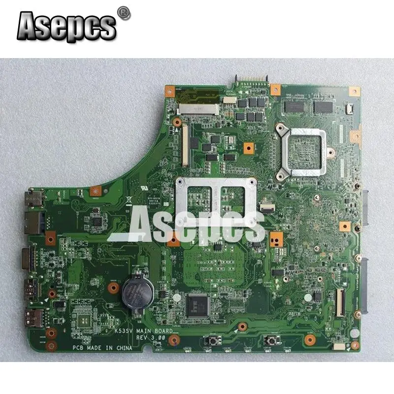 Asepcs K53SV материнская плата для ноутбука ASUS K53SV K53SC K53S K52F X52N A52F K53 Тесты оригинальная материнская плата REV2.1/2,4/3,0/3,1 GT520M