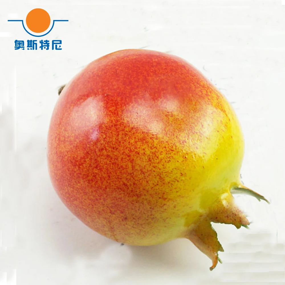 8pcs High imitation fake artificial pomegranate Fruit&artificial pomegranate plastic fake simulated pomegranate fruit model