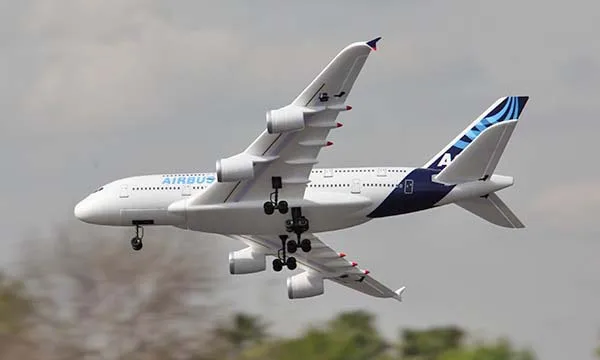 Airbus A380 самолет пульт дистанционного управления Самолет EPO четыре 55 мм воздуховод