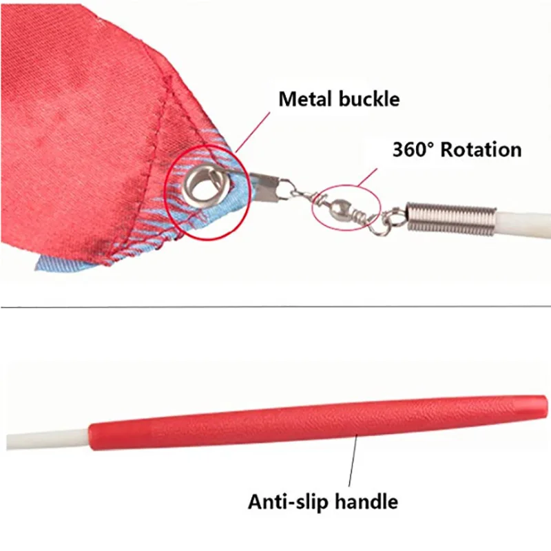 4 м ленты для художественного танца, шелковые ленты для спортзала, растяжки, вращающиеся палочки для танцев, палочки, палочки для художественной гимнастики