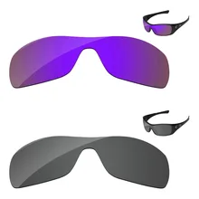 Черный и плазменный фиолетовый 2 шт. Поляризованные замена оптические стёкла для Antix солнцезащитные очки женщин рамки UVA и UVB защиты