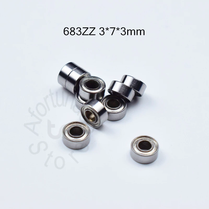 

683 683ZZ 3*7*3mm 10pieces bearing free shipping ABEC-5 bearings Metal Sealed Mini Bearing 683 683Z 683ZZ chrome steel bearing