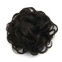 Soowee 4 цвета синтетический Высокая Температура Волокно вьющиеся волосы Chignon резинкой для волос Bun Donut ролик шнурок шиньоны