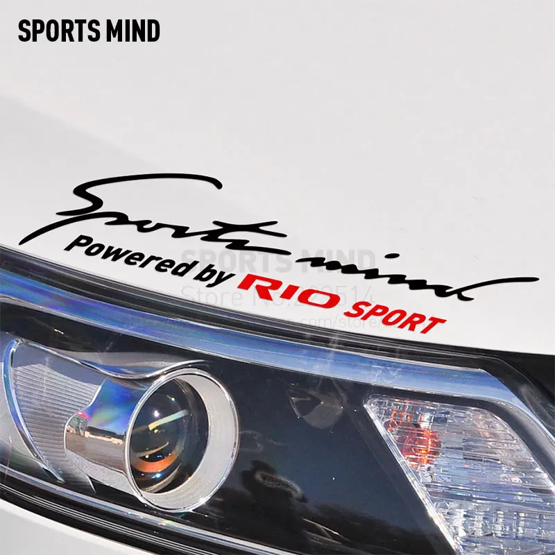 

2 Pieces Sports Mind Car Lamp Eyebrow Sticker On Car Cover Decal Car Styling For kia rio k2 2017 exterior accessories