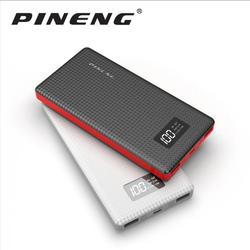  Cargador de batería portátil de 10000mAh original Pining PN-963 cargador USB de polímero de litio c