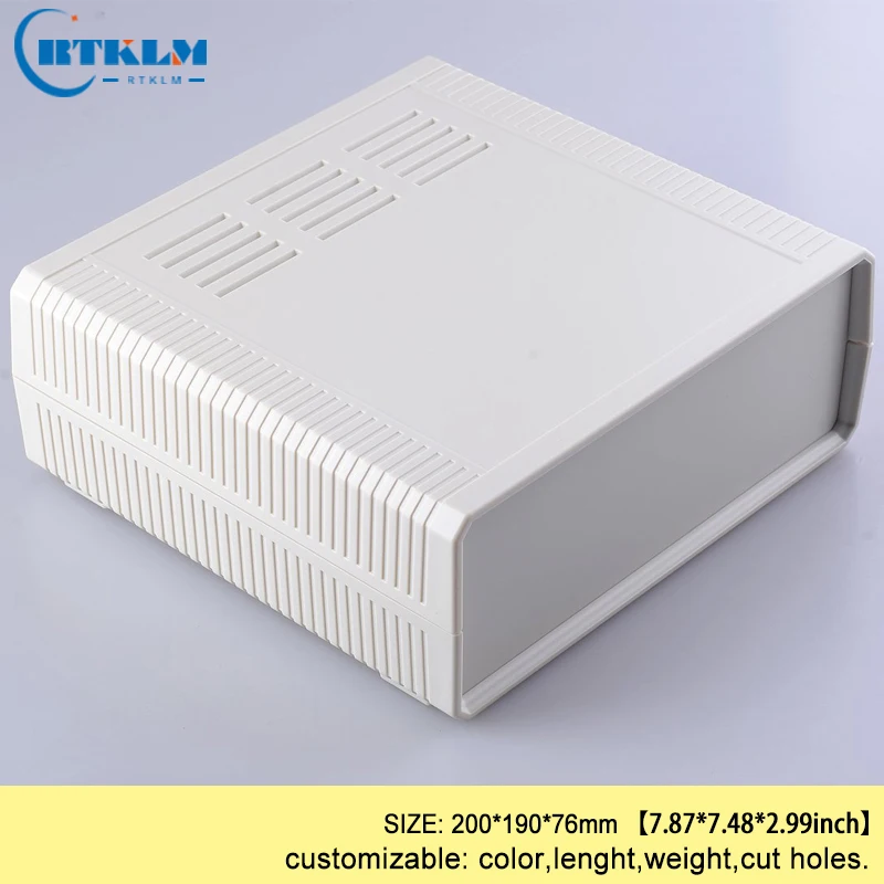ABS plastic enclosure plastic instrument case diy junction box distribution enclosure 200*190*76mm