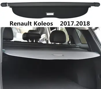 

Aluminium alloy + Fabric Rear Trunk Security Shield Cargo Cover For Renault Koleos 2017 2018 Car Accessories