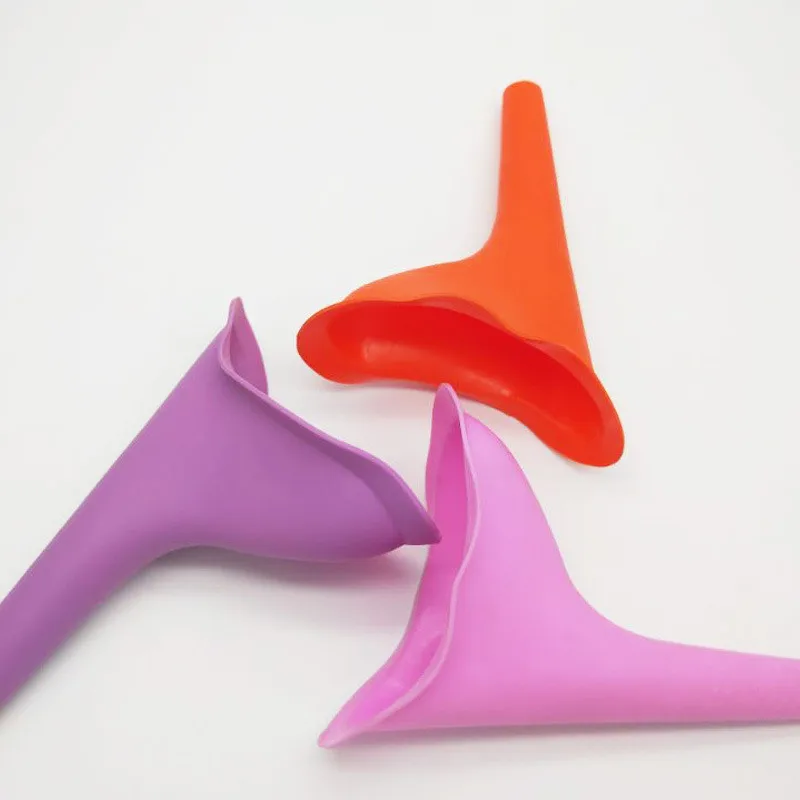 

Female Emergency Stand-Up Urinal Personal Care Urinal Soft Silicone Urination Device Outdoor Camping Girl Stand Up Pee Tool
