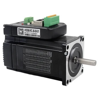 

JMC IHSS60-RC-36-30-31 CAN bus integrated closed-loop stepper servo motor 3NM driver 485 communication IHSS60-RC