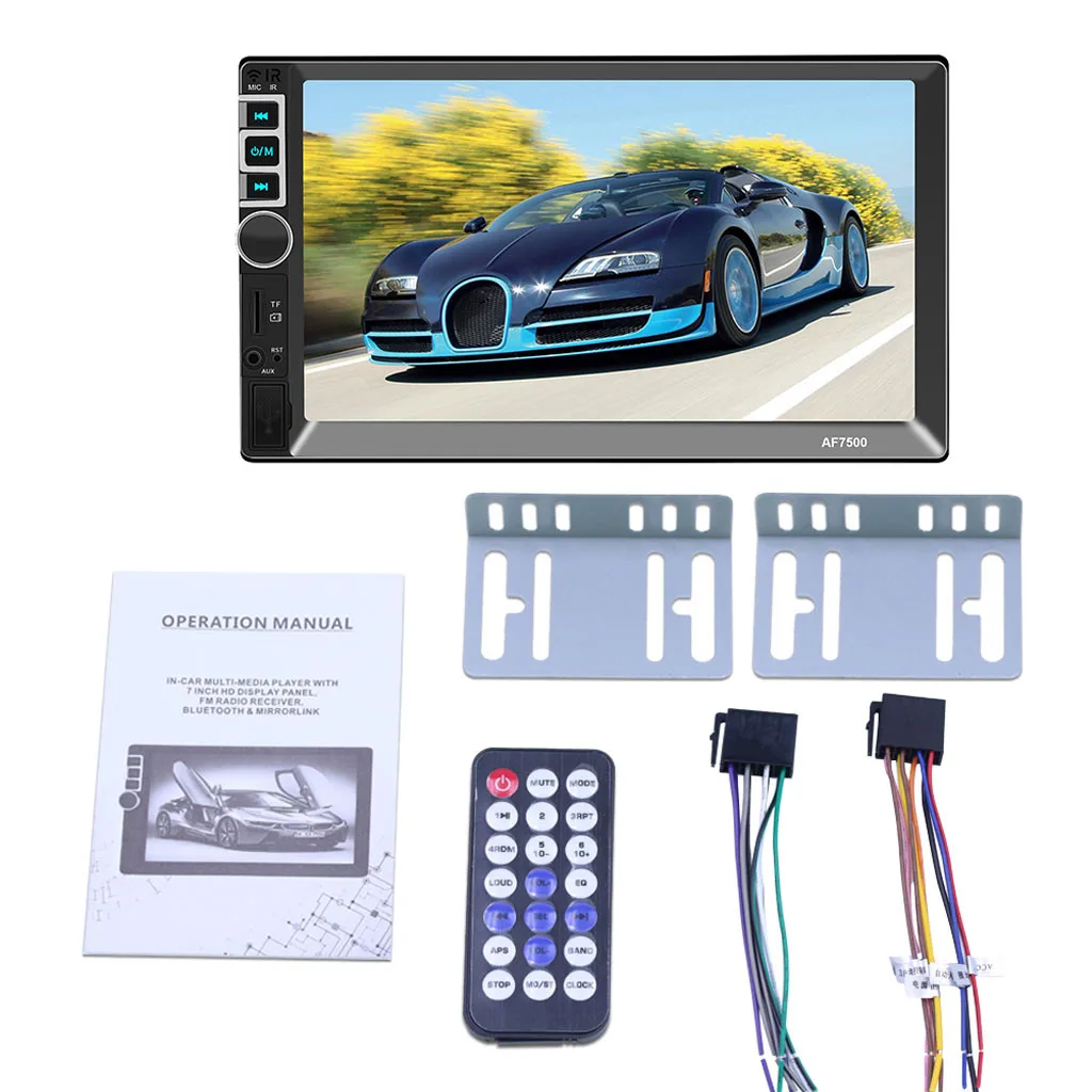 Новая функция Bluetooth 7005 7in 2Din автомобильный MP5 плеер HD стерео FM радиоэкран MP3 AUX USB2.0 Handfree функция заднего вида# P20