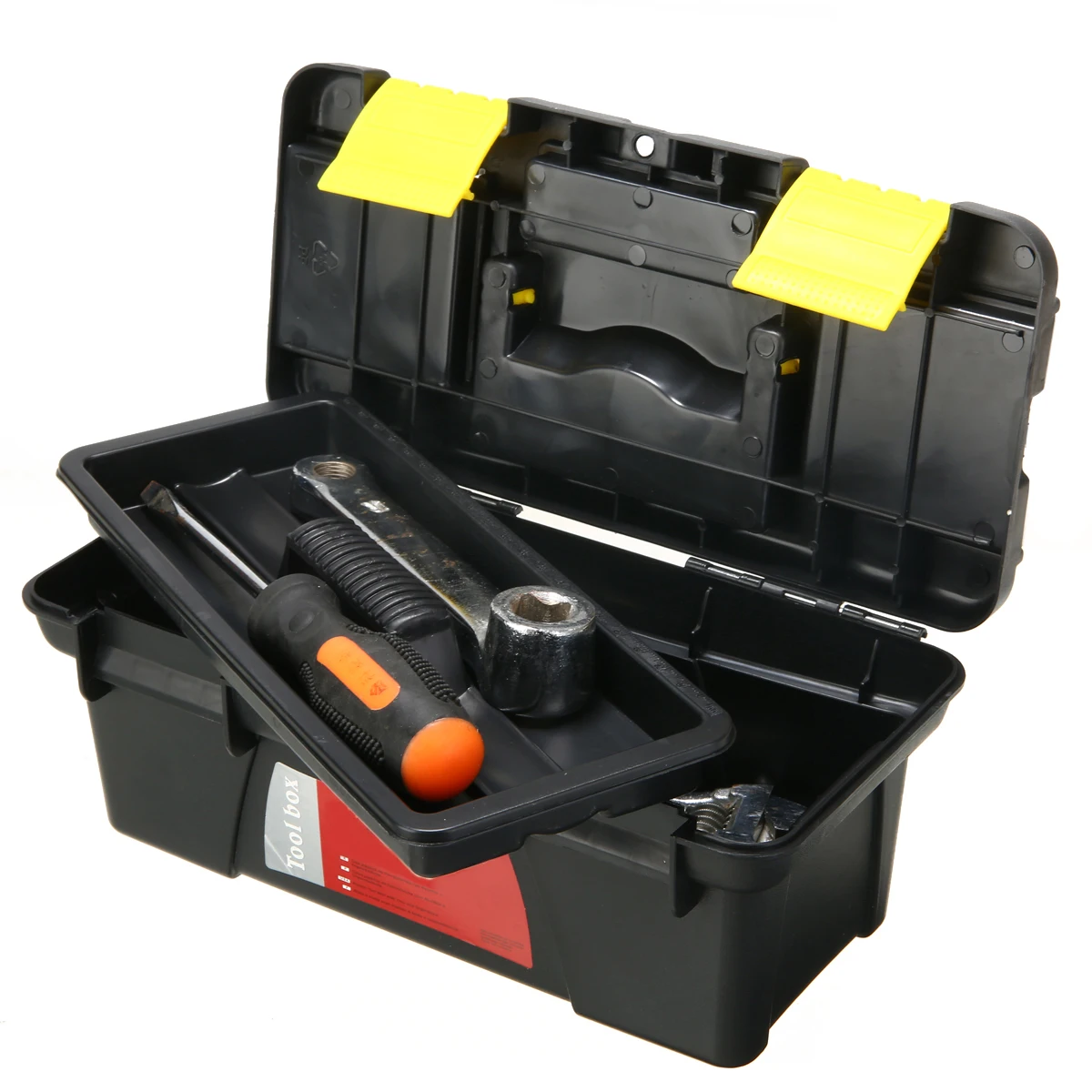 Large Storage Tool Box Double Layer Plastic Tool Hardware Case Holder Handheld Painting Pigment Storage Boxes
