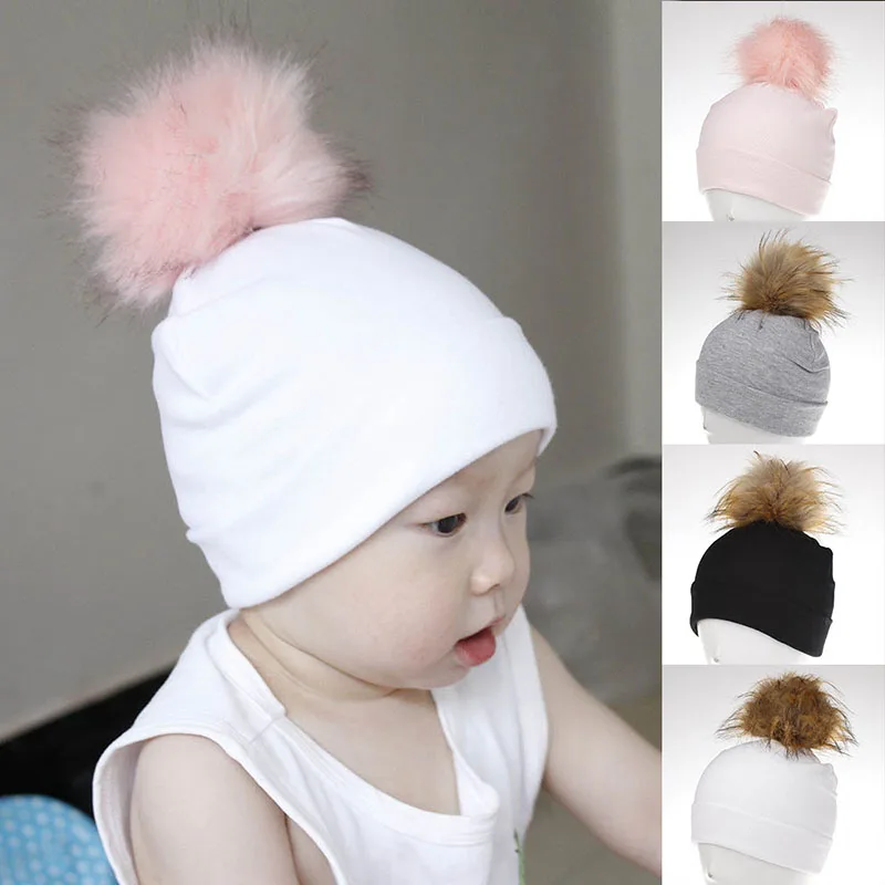 

Cute Pompom Baby Hat Winter Spring Infant Toddler Girl Boy Hat Beanie Children Hat Cap for Girls Kids Hat baby bonnet