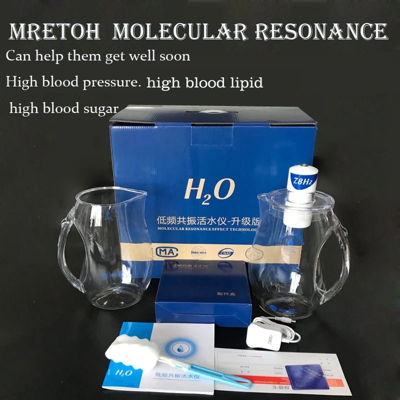 MRET OH 7 8Hz низкочастотная молекулярно резонансная вода изменяет структуру молекул