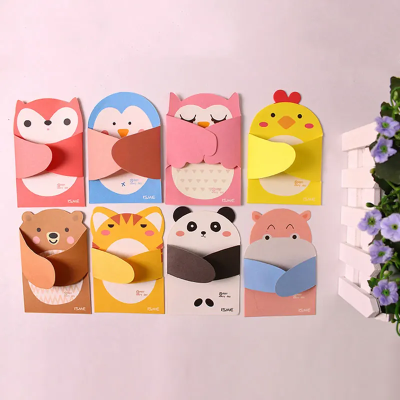 1 шт. маленькая открытка с надписью Embrace of love конвертом kawaii поздравительные