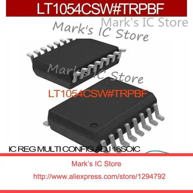 LT1054CSW#TRPBF IC REG MULTI CONFIG ADJ 16SOIC LT1054CSW 1054 LT1054 ...
