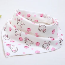Cute Baby waterproof bib Bandana Bibs Cartoon Animal Print Cotton Newborn Infant Girls Boys Toddler Triangle Scarf baberos bebe new cute baby bibs cartoon printing cotton newborn infant girls and boys toddler triangle scarf bandana