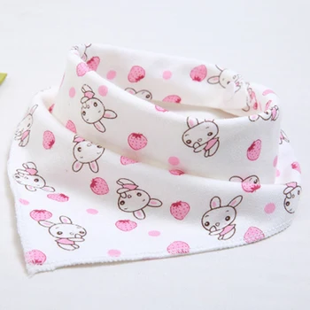 Cute Baby waterproof bib Bandana Bibs Cartoon Animal Print Cotton Newborn Infant Girls Boys Toddler Triangle Scarf baberos bebe new cute baby bibs cartoon printing cotton newborn infant girls and boys toddler triangle scarf bandana