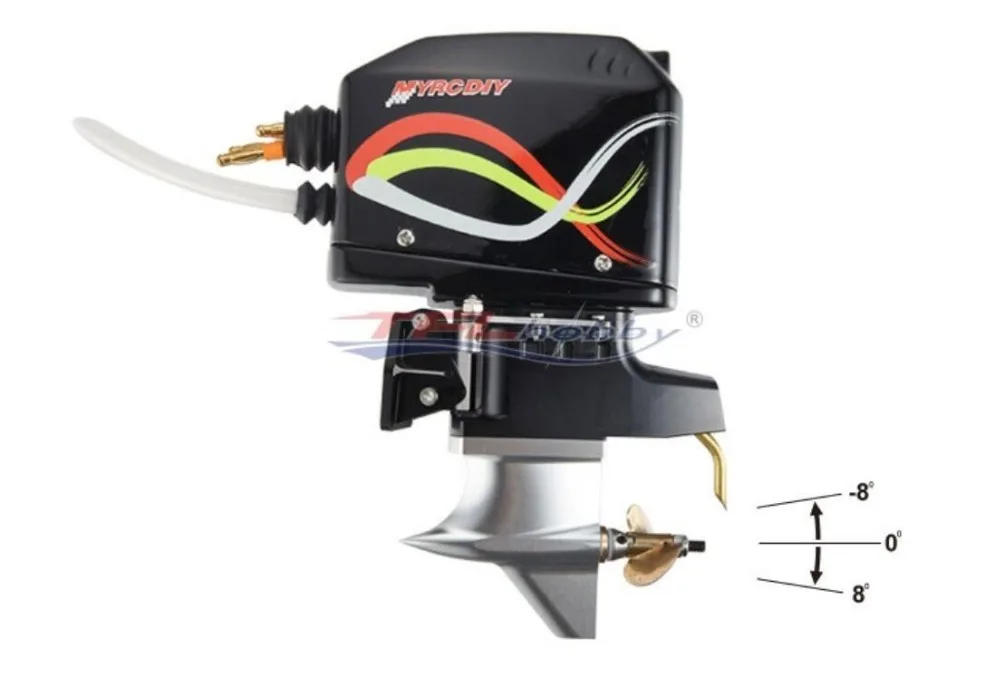 

TFL Outboard Gear Drive System / Boat tail machine with Gear Drive 3660 / 2075KV SSS Motor w/o Prop. For P1 F1 Warrior RC Boat