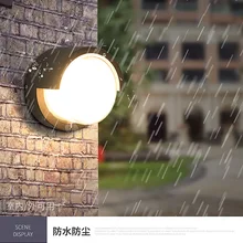 Современные 12В переменного тока 110 V 220 V светодиодный настенный светильник Алюминий открытый Водонепроницаемый IP65 настенный светильник