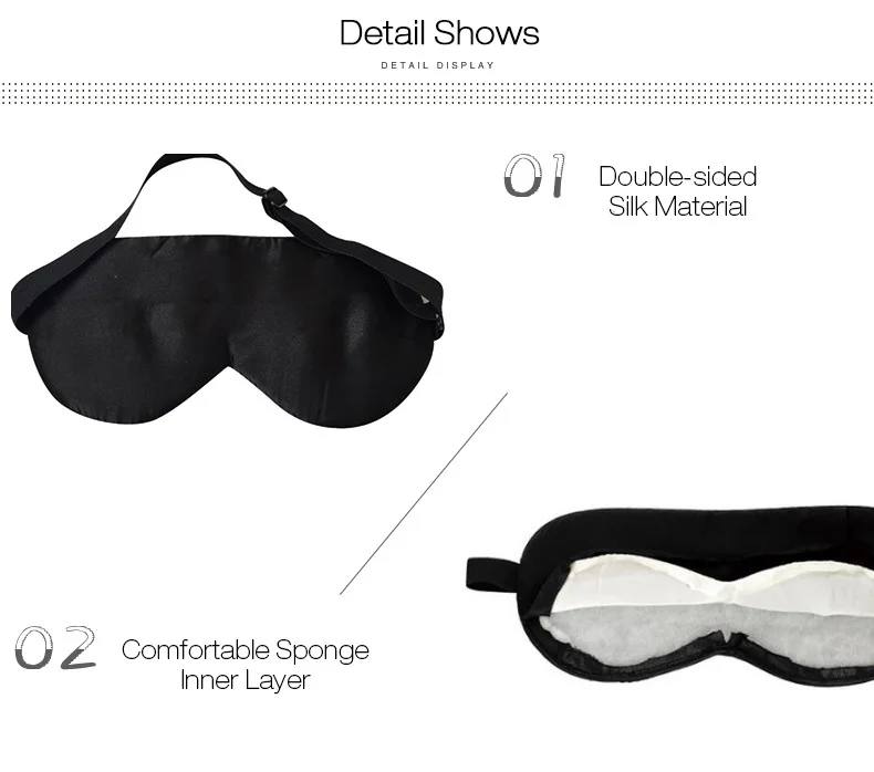 Mrosaa мягкая шелковая маска для глаз для путешествий Удобная дышащая женская и мужская затеняющая маска для сна