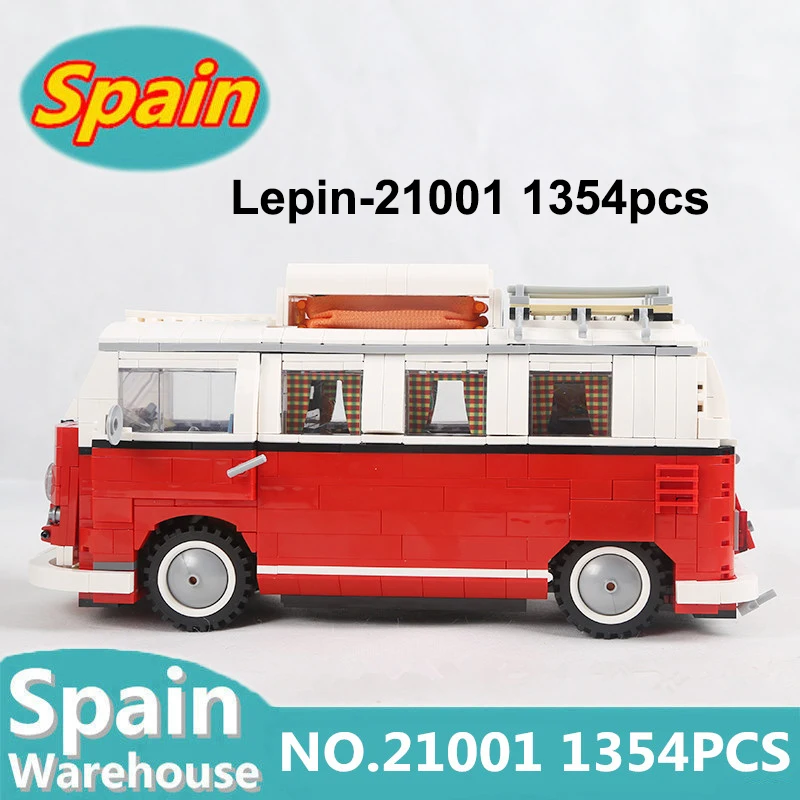 

Technic city creator Camper 21001 21002 21003 building blocks Compatible Legoing 10220 Car toy with Led Light Set DIY toys Brick