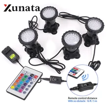 Waterproof Lamp Underwater-Lights Swimming-Pool-Fountains Water-Garden-Aquarium Pond