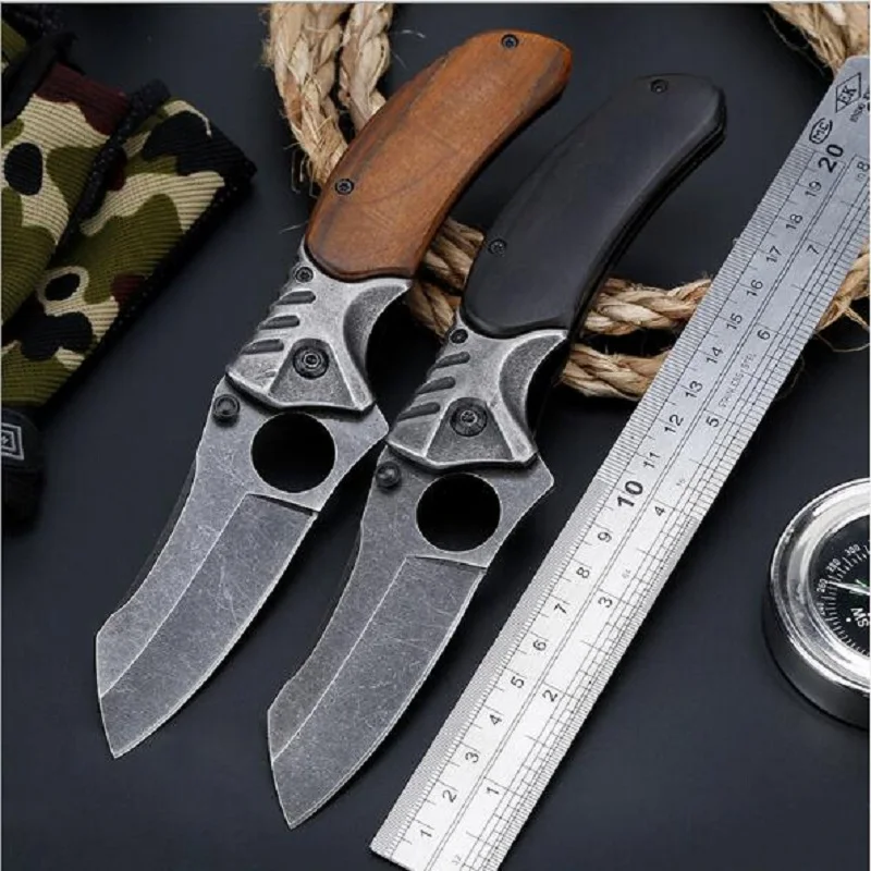 

Factory direct tactics high hardness knife wild survival multi-purpose hunting knife self-defense outdoor folding knife