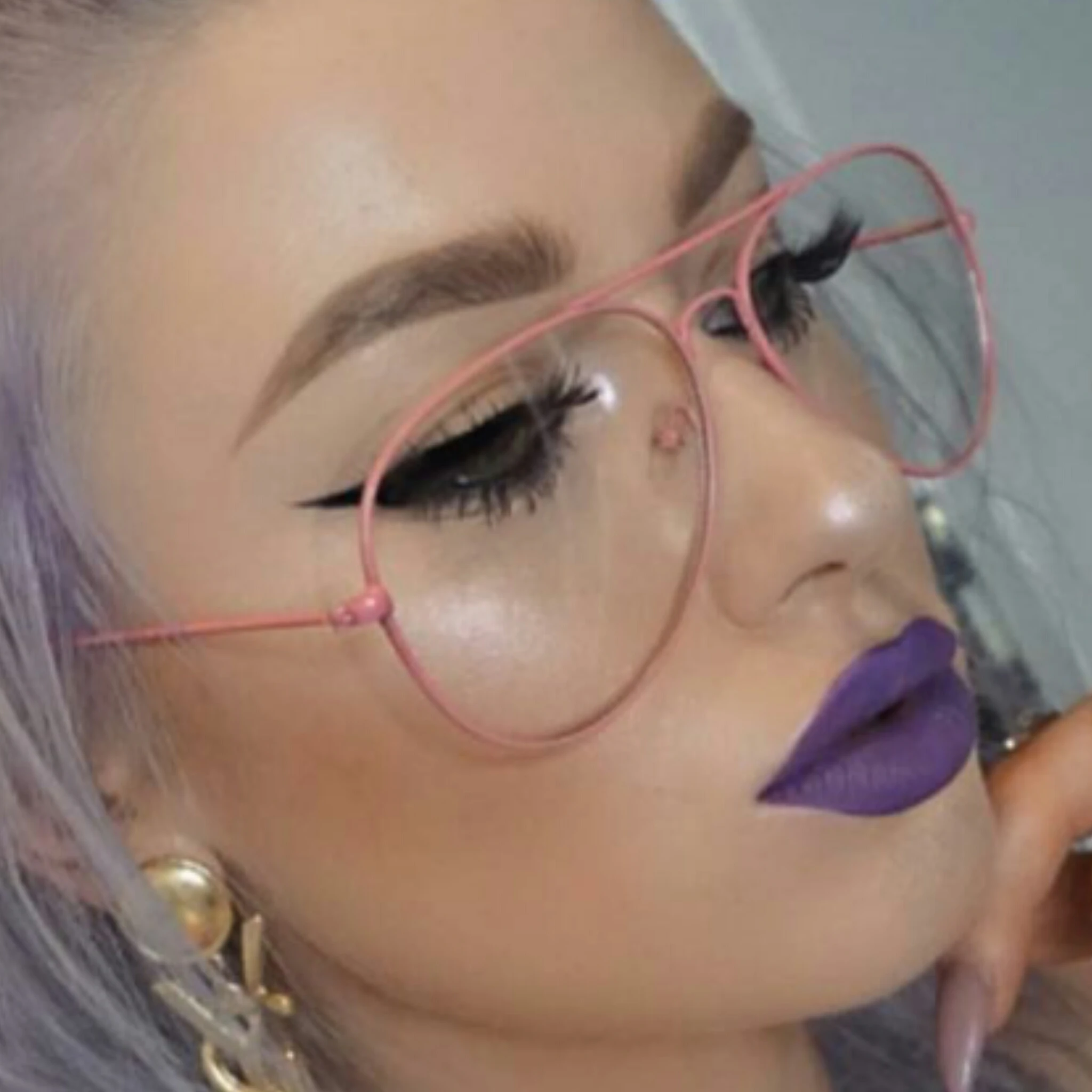 

ROYAL GIRL Classic Women Glasses Sun frame Men pilot Clear Lens Eyeglasses 3025 costa Sunglasses ss659