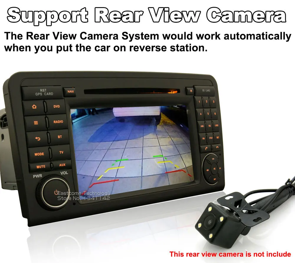Discount Octa Core 8 Core Android 6.0 Car DVD Player For Benz ML CLASS W164(2005-2012) ML300 ML320 ML350 ML450 ML500 ML63 With Radio GPS 10