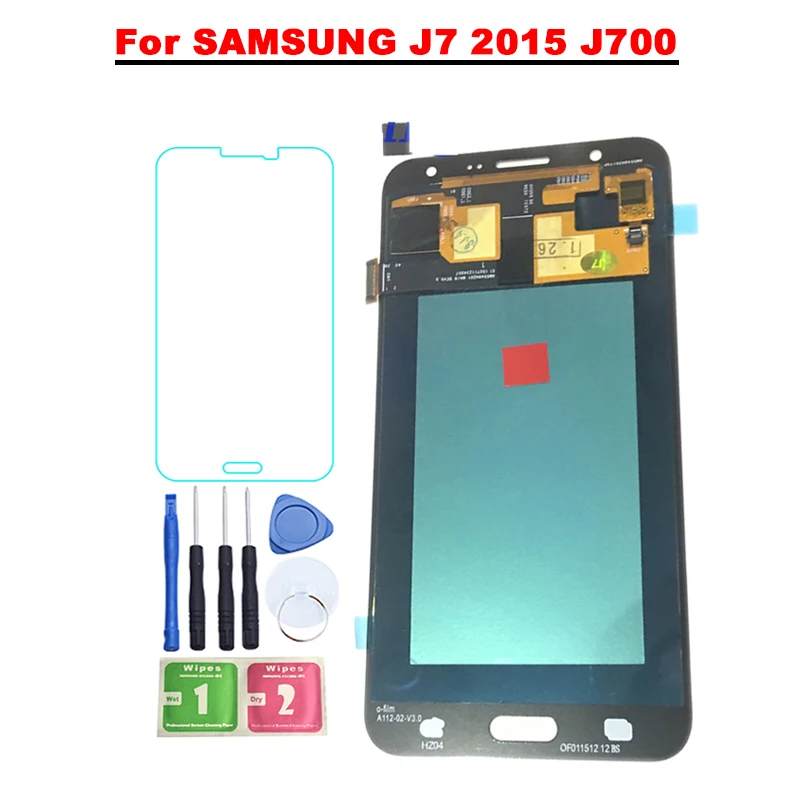 

5.5'' Super AMOLED LCD For SAMSUNG GALAXY J7 LCD 2015 J700 J700F J700H J700M LCD Display Touch Screen Digitizer Assembly